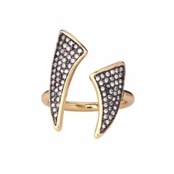 Stella & Dot Pavé Horn Ring - Picture 1 of 4